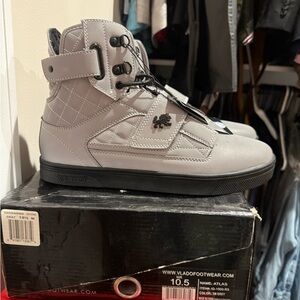Vlado Gray High-Top Sneakers for Men
